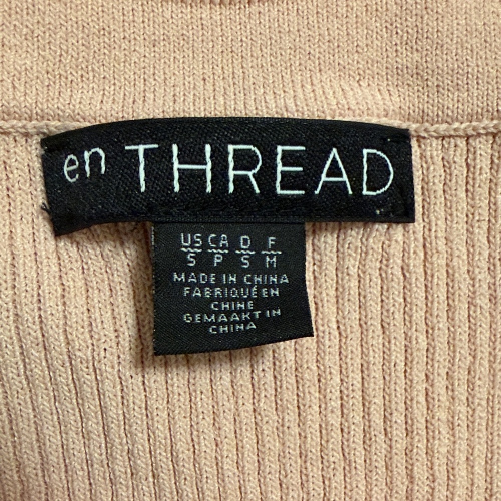 Blush Ribbed Tank Top - Picture 3 of 4
